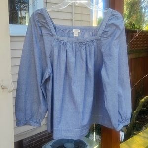 Super cute spring blouse by J Crew